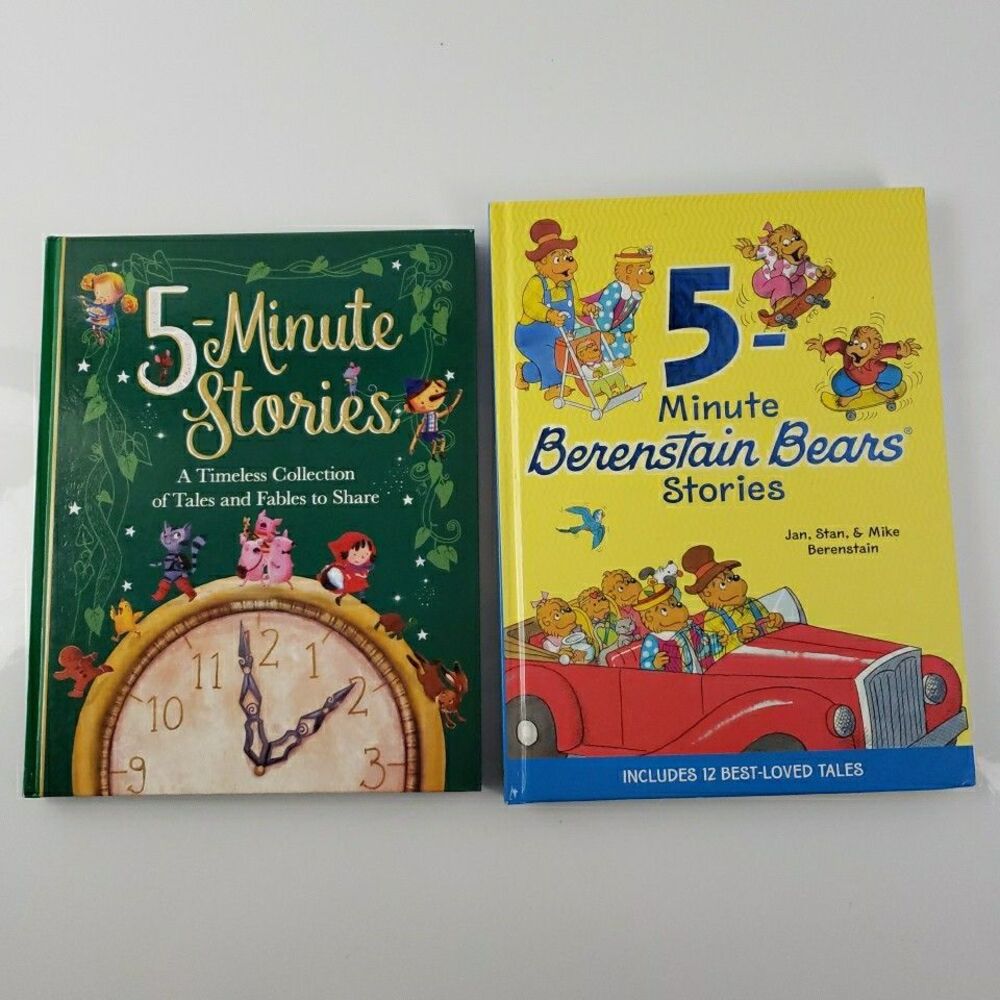 5 Minute Stories Berenstain Bears & Tales and Fables to Chare Hardcover 4-8y